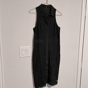 Ann Taylor Collared Lace Dress